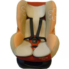 蓓舒眠3D立體彈簧水洗嬰兒車透氣涼墊(推車汽座兩用墊)2入