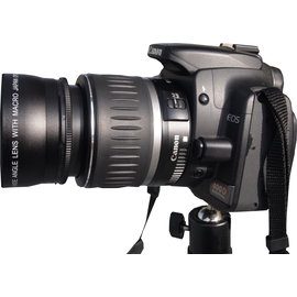Kelda 單眼數位相機用58mm 0.45X廣角鏡頭帶微距鏡 ( 前口62mm )