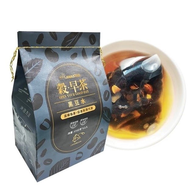 阿華師 黑豆水15公克×12入/包(三角立體茶包)