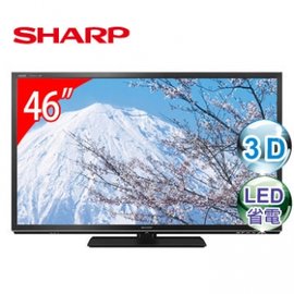 SHARP 夏普 46吋 3D 四原色 LED 液晶電視 LC-46G7AT ★2014年新機上市! 日本進口 Quattron四原色技術