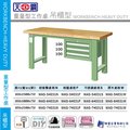 【興富】【天鋼Tanko】WAS-64031N-吊櫃型 重量型工作桌 高800x寬1800x深750 (耐衝擊桌板)/個耐衝擊/耐磨/不鏽鋼/原木