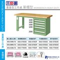 【興富】【天鋼Tanko】WAS-67053S-單櫃型 重量型工作桌 高800x寬1800x深750 (不銹鋼桌板)/個耐衝擊/耐磨/不鏽鋼/原木