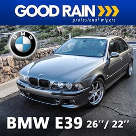 歐洲原裝進口 GOODRAIN 寶馬 BMW 5系列 E39 (95~04) 專用雨刷【一組兩支】