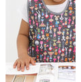 [Mamae]出口韓國 中童(6~9歲)卡通動物園圖案畫畫衣 圍裙 罩衣 書法 兒童廚房工作服 兒童防水長畫衣 玩沙衣 完完全全防水 園藝