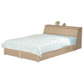 【時尚屋】 wg terry 5 尺床箱型雙人床 只含床頭箱 床底 不含床墊 可選色 木心板 免運費 免組裝 台灣製
