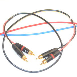 志達電子 CAB029/0.5 線長0.5m 日本鐵三角 RCA立體(單線版)訊號線 應用於耳擴(喇叭)及訊源的連接