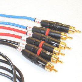 志達電子 CAB030/0.5 線長0.5m 日本鐵三角 RCA立體(雙線版)訊號線 應用於耳擴(喇叭)及訊源的連接