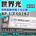 T5達人 BP-UT50282 世界光預熱啟動型電子安定器 CNS認證 T5 21W/28W*2