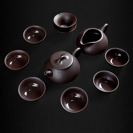 5Cgo【代購七天交貨】27515156125 紫砂石瓢套裝 茶具套裝 紫砂茶具 功夫茶具茶壺茶杯