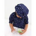 [Mamae](圍裙+頭巾)出口韓國 (3~5歲)星星圖案畫畫衣 圍裙 罩衣 書法 兒童廚房工作服 兒童畫畫衣 玩沙衣 園藝 扮家家酒 勞作