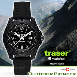 【電筒王 江子翠捷運3號出口】Traser Outdoor Pioneer 錶 #102902 Nato錶帶、102904橡皮錶帶、102905矽錶帶