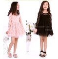 韓女童浪漫氣質蕾絲設計款連衣裙/洋裝 (100-130)超值特價