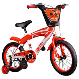 寶貝樂 16吋街頭塗鴉兒童腳踏車/自行車-紅色(BESX1602R)
