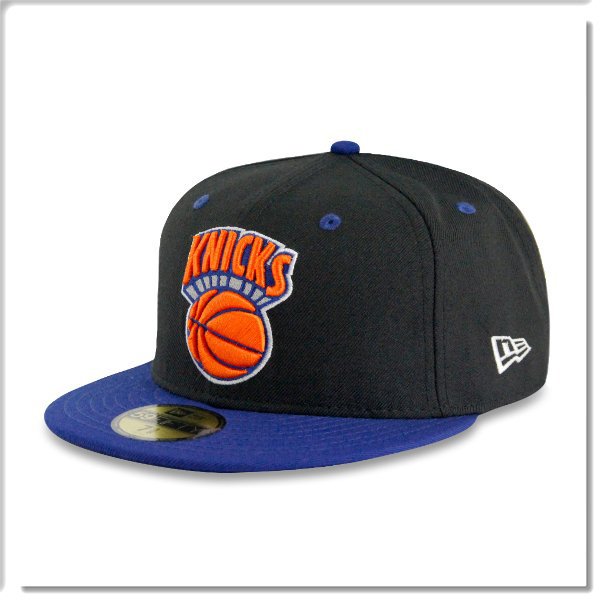 【ANGEL NEW ERA】NEW ERA NBA 紐約 尼克 經典黑 雙色 復古 59FIFTY 嘻哈 全封帽