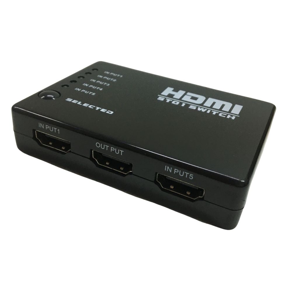 [現貨3組dd] HDMI 1.4 切換器 5進1出 分配器 含 遙控器 (UA2)HA23