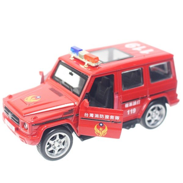 消防警車 寶島英雄 聲光迴力合金警車 一個入 促 220 紅色休旅車 消防搜救車 st 安全玩具 首 d 021