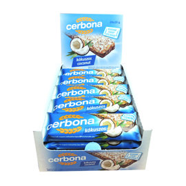 (即期促銷-買一送一) 歐洲CERBONA低負擔纖果棒-椰子巧克力口味x20條