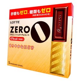 日本樂天無糖LOTTE ZERO無糖黑巧克力3盒(50公克/盒)