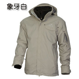 法國 Eider 男防風保暖兩件式外套-米白 EIT1095-5200 游遊戶外Yoyo Outdoor
