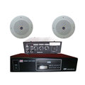 廣播音響 (客製化) 特價優惠套餐組-1 CD播放器.綜合混音廣播主機50W.高音質喇叭.賣場.餐廳.