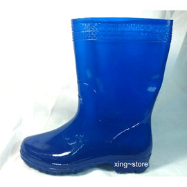 {新松鹿}經濟型 雨鞋 休閒 工作兩用女靴~ 台灣製造~完全防水!止滑 女短靴 女雨鞋 女雨靴(藍色)