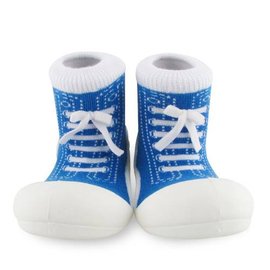 韓國Attipas快樂腳襪型學步鞋-律動深藍