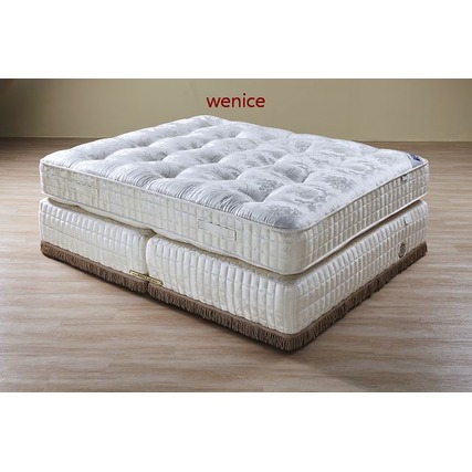 WENICE 維納斯 皇室御品 天然棉花床 單人床墊(3.5x6.2尺) 獨立筒 10年保固 分期零利率 免運費 送保潔墊