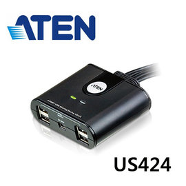 【可超商取貨】ATEN 宏正 US424 4埠USB週邊分享裝置 4進4出
