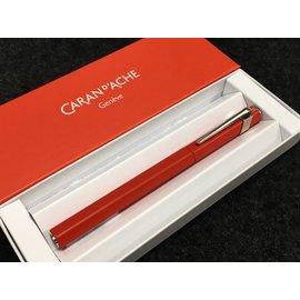 2018限定版 瑞士 卡達 CARAN D'ACHE 849 鋁合金暖紅鋼筆(4種尖可選)筆尖略有彈性相當好寫