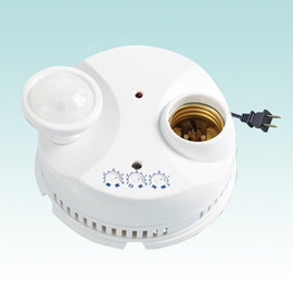 靜音二號/DIY自動感應燈座WS-5352 適用LED燈泡.省電燈泡