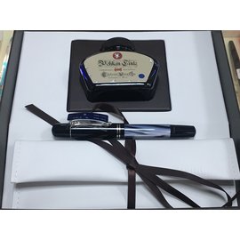 德國 Pelikan百利金 特別版復刻 GREY-BLUE 灰藍 14K鋼筆(M101N)