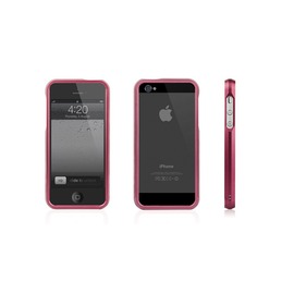 【上震科技】MACALLY iPhone 5 5S 金屬邊框保護套 紅色 ALUMRIM5R