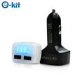 逸奇e-Kit 3.1多功能雙USB車充 顯示電瓶電壓/電流/溫度/電壓表/USB充電器/加贈一線兩用充電線/CU-03