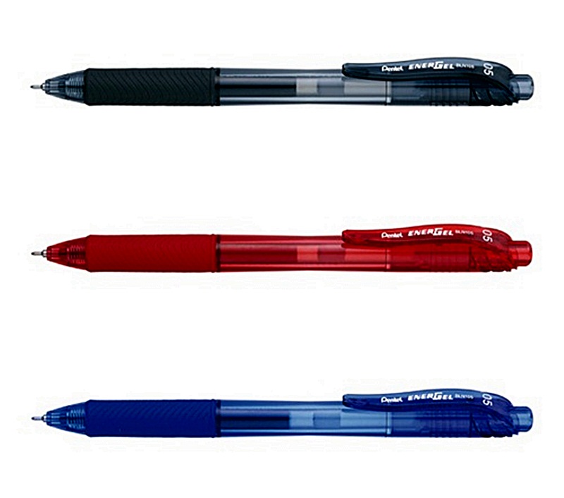 Pentel飛龍ENERGEL-X 0.5mm 極速鋼珠筆※自動式※三色筆桿墨水(BLN105)《一支入》 - PChome 商店街