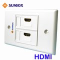 SUNBOX HDMI 面板插座 (WP-2HL)
