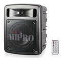 MIPRO MA-303du 40W 袖珍型雙頻可錄式USB手提式無線擴音機 配2無線麥克風.超迷你無線擴音機