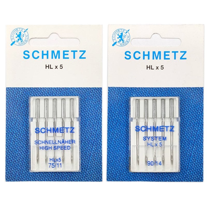 德國 原廠 SCHMETZ HLX5 11/14號 5入(適合牛仔布、厚布、帆布、酒袋布)各廠牌家用、仿工業車皆可用 1600P/PQC