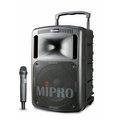 MIPRO MA-808 130W旗艦型攜帶式無線擴音機 配2無線麥克風CD.mp3.SD卡.USB 專業擴音機