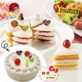 《軒恩株式會社》日本TORUNE 生日蛋糕造型 吐司模 土司壓模 點心叉 食物叉 裝飾叉 水果叉 模型 壓模 161607