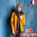 超值優惠!法國【EiDER】女超輕兩件式防水保暖透氣連帽外套 /EIT2405
