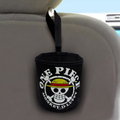 車資樂㊣汽車用品【CE110】日本ONE PIECE航海王/海賊王 魯夫海賊旗 收納置物袋 掛袋