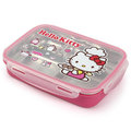 Hello Kitty(凱蒂貓) 樂扣保鮮5格304不銹鋼餐盒 韓國製 8803733023320