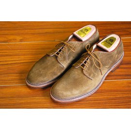 AUTHENTIC UNION MADE ] ALDEN #29336 FUnlined Suede Plain Toe