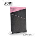 【A Shop】EVOUNI K17 日本設計雙色斜紋丹寧保護套 -粉紅色 For iPadi Air2/iPad4/new iPad