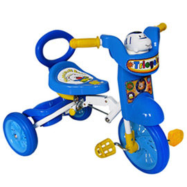 寶貝樂 兒童折疊式三輪車-藍色(BTHF586)