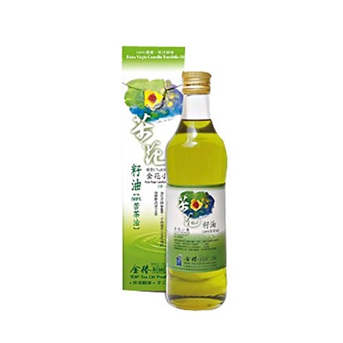 【金椿油品】金花小菓茶花籽油(100%苦茶油) 500ml/瓶