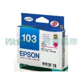 EPSON (No.103) 紅色高印量墨水匣XL T103350