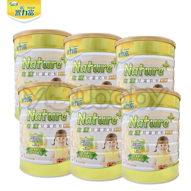 豐力富 Nature+金護 3-7歲兒童奶粉 1.5kgx6罐