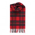 蘇格蘭老牌Johnstons 100% 純喀什米爾蘇格蘭紋圍巾 - Royal Stewart皇家史都(正版)