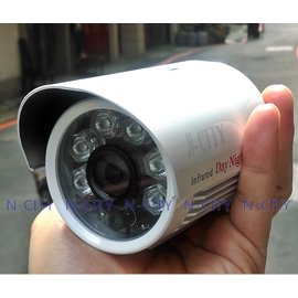 (N-CITY)第三代 6燈SONY CCD(960H)紅外線攝影機(700TVL)台灣做的(A9)